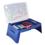 JOYO Wood Portable New Desk (Avenger Super Heros Blue/Silver, 19 Cm, 32 Cm, 45 Cm)