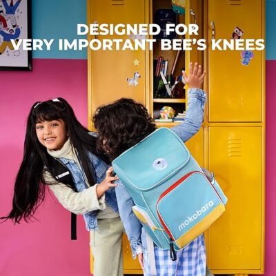 MOKOBARA The Bumblebee Backpack-Lightweight Water-Resistant School Backpack for Kids (6-8 Years) with Magicmove Logo and Reflective Stripe|Ideal for Travel, and Outdoor Adventures