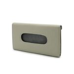 Pu Leather Car Sun Visor, Seat Side Pocket Back Seat Tissue Napkin Box Holder, Interior Car Accessories (Light Beige Plain, Sun Visor Type)