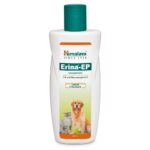 Himalaya Erina-EP Shampoo for Dogs & Cats – Anti-Tick & Flea Neem + Eucalyptus Formula | Soothes Skin Irritation & Protects Skin Health (200 ml)