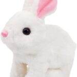 MANRUK Hopping Walking Bunny Toy with Sounds – Jumping, Wiggling Ears & Interactive Rabbit for Kids