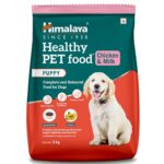 Himalaya Healthy Puppy Dry Dog Food – Chicken & Milk | Enriched with Herbs, Prebiotics & Probiotics | Supports Growth, Immunity & Digestive Health (3 kg)