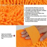Car Cleaning Brush Cleaner Tools Microfiber Super Clean Car Windows Cleaning Sponge Chenille Coral Fleece Cloth Towel Car Wash Gloves Auto Washer (Multicolor, 1Pc)