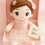 SCOOBA Soft Pink Baby Doll – 40 cm Plush, Washable