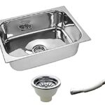 ROYAL SAPPHIRE Stainless Steel Polished Finish Sink (18x16x8 inches) - Silver