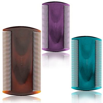 Sanas Lice and Nits Removal Comb Lice Comb 3Pcs Lice Removal Machine for Women And Kids Dandruff Remover Eggs Removing Comb For Kids Nits R 3Pcs (Multicolor)