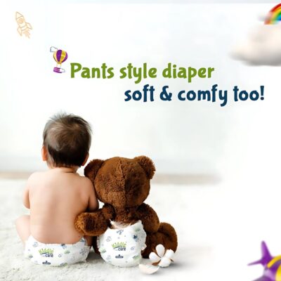 Easy Comfort Baby Diaper Pants | Extra Large (XL) | 12-18 Kg | Pack of 2 | 108 Pieces | Up to 12 Hours Protection, Prevents Leakage, Wetness Indicator