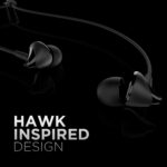 Boat BassHeads 100 in-Ear Headphones with Mic (Black)