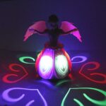 VGRASSP Dancing Princess Toy Doll with LED Lights, Music & Moving Wings – Bump n Go Fairy Toy for Girls (Design 2)