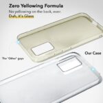 Jkobi Anti-Yellow Clear Back Cover for Vivo Y73