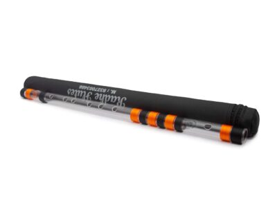 Radhe Flutes Acrylic Bansuri F Sharp Right-handed Base Octave (inch) With Hard Cove