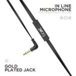 boAt BassHeads 225 in-Ear Super Extra Bass Wired Headphones, with Mic (Black)