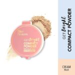 Blue Heaven Get Bright Compact Powder for Women With SPF Sun Protection, All Skin Non Sticky, Oil Free, Matte Finish Light Weight Formula, Cream,16g