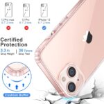Amozo Ultra Hybrid Transparent Case for iPhone 13 (6.1")