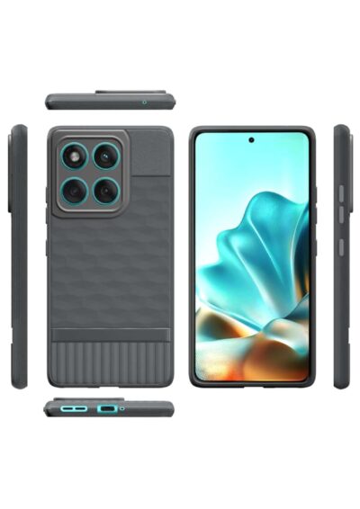 Amazon Basics TPU Soft Back Cover for Moto Edge 60 Fusion 5G (Gray)