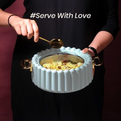 Selvel Volvo Casserole Insulated Hot Pot with Stainless Steel Inner (1200 ml, Mint Green) | Double-Walled Hot Box for Roti, Chapati & Biryani | Twist-Lock Lid | Keeps Food Hot & Fresh