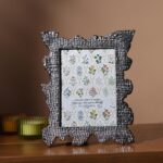 CASADECOR Royal Ruvee Silver Aluminium Photo Frame (5x7 Inch)