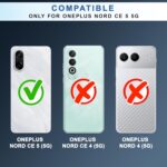 CEDO Ultra Hybrid Transparent Back Cover for OnePlus Nord CE 5 5G (Black)