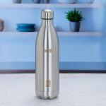 Sumeet Thermo 1000 Stainless Steel Vacuum Flask, 1 Litre, Silver | 24 Hr Hot & Cold | Double Walled | Leak Proof | ISI Certified | Rust Proof | Ideal for Office, School, Gym, Travel & Home