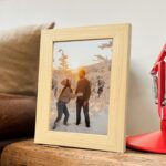 Art Street Synthetic Wooden Table Photo Frame – 5x7 Inch, Beige
