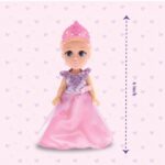 Li'l Diva Princess-Fiona 6" Preschool Role-Play Doll with Dress & Accessories – Gift Toy for Girls
