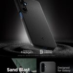 Spigen Essential Sand Blast Matte Black Case for Samsung Galaxy M16/F16 5G