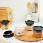 Amazon Brand – Solimo Airtight Plastic Storage Jar & Container Set | 500 ml Each | Set of 4