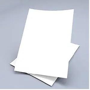 Eclet A4 Size, 300 GSM Smooth Finish Ivory Drawing Paper Sheets, White, 16.5 Inch x 11.75 Inch, Combo Pack of 20 Sheets