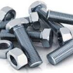 Mayr Zinc-Plated Steel Hex Bolt & Nut Set (M10, 6mm) – Industrial Grade, Pack of 50