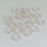 Round Clear Silicone Flat Washer 18mm (15 Pcs)
