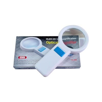 Handheld LED Magnifying Glass – Portable Lighted Magnifier