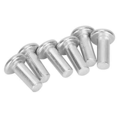 M4×10–16 Flat Head Solid Aluminum Rivets – GB867 Standard, Durable Fasteners for Metalwork & DIY