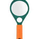 Handheld 90mm Magnifying Glass with Compass – 3X & 6X Optical Lens