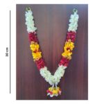 Artificial Flower Malai Garland for Pooja Decoration –Hanging Garland for Home, Temple, Festival, Indian Wedding Decor