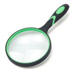 5X Large Handheld Magnifying Glass with 100mm Real Glass Lens