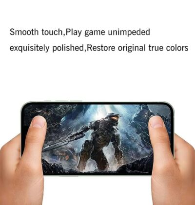 Tempered Glass Screen Protector Compatible for iQOO Neo 7 Pro, iQOO Neo 7, iQOO 11 and iQOO 9T (Black) with Edge to Edge Coverage and Easy Installation kit