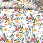 Jai BUN Soft Super Glace Cotton 285 TC Single Bed Size Quilt Cover || Razai Cover || Duvet Cover || Blanket Cover || Comforter Cover with Zipper, 60" x 90 ", Beige, 1 Pc