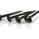 Storp 3.2 Inch Black Hardware Nails (5 Pcs) – Heavy-Duty Steel Nails for Wood & Construction