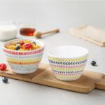 Larah by BOROSIL Boho & Rhythm Opalware 2 pc Snack Bowl Set | 515 ml x 2 Pasta Bowl Set | Microwave & Dishwasher Safe, Bone-Ash Free | Crockery Set Ideal for Daily Use & Gifting, White