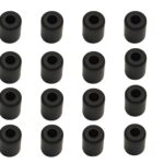 Penn Elcom Small Black Rubber Feet with Steel Washer – Pack of 16