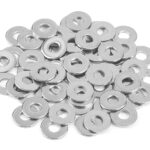 M8 Zinc-Plated Flat Washers – Pack of 100