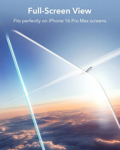 ESR 3 Pack for iPhone 16 Pro Max Tempered Glass, Screen Guard Film with Easy Installation Tool, 9H Hardness, Military-Grade Shatterproof, HD Clear, Scratch Resistant Screen Protector