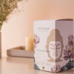 Soul & Scents Sacred Buddha Ceramic Tea Light Burner | Aromatic Oil Diffuser with Free Lemongrass Oil (10 ml) | Gift Set for Meditation, Relaxation & Special Occasions