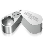 Leffis 40X LED & UV Jeweler’s Loupe Folding Magnifier