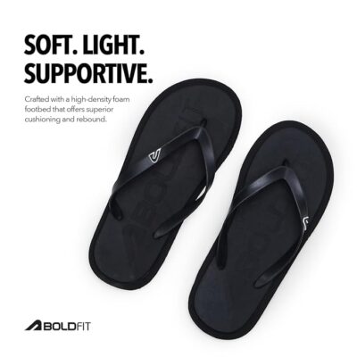 Bold fit Slippers for Man Soft Cushioned Flip Flops for Man Comfortable Chappal for Men Lightweight Slippers for Men Indoor and Outdoor Chappal Men's Flip Flop Cushioned Footbed Footwear for Boys