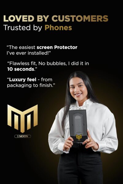 Tempered Glass for iPhone 16 Pro Max – DIY Easy Installation Frame, 9H Screen Protector with HD Clarity, Scratch Resistant, Oleophobic Coating, Dust Guard for Ear Speaker, Bubble-Free | 1 Pack