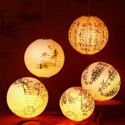 Chinese Paper Lantern Traditional for Holiday Mid-Autumn Festival Photo Prop Style A Home & Garden | Greeting Cards & Party Supply | Party Supplies | Party Decorations'