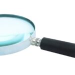 EISCO 75mm Handheld Magnifying Glass – 2.5X Optical Lens