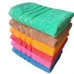 AYUS Cotton 450 GSM Hand Towel - Ultra Soft & Highly Absorbent for Facewash, Gym & Daily Use | 14x21 Inch | Set of 6