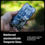 Supershieldz NeoGuard HD+ Tempered Glass Screen Protector Guard for iPhone 16 and 15, 9H Hardness, Anti-Static, Case-Friendly, Easy Installation Kit – 1 Pack